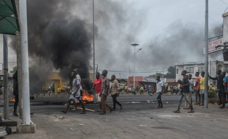 Au moins deux morts lors de violents affrontements dans le centre du Bénin