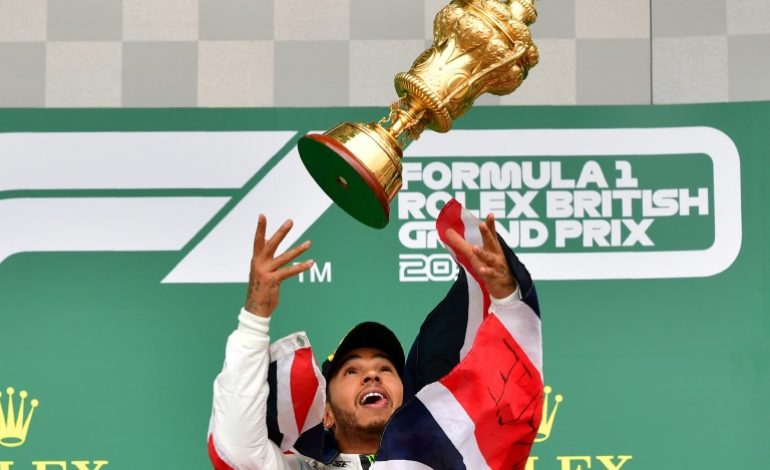 Lewis Hamilton remporte le Grand Prix de Grande Bretagne avec un record à la clé