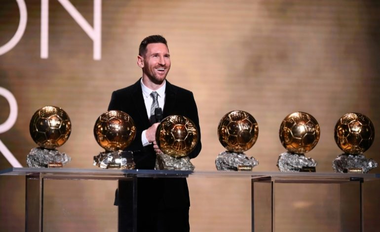 Lionel Messi sacré ballon d’or pour la 6e fois