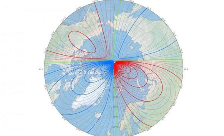 Le pôle nord magnétique se déplace à une vitesse qui intrigue les scientifiques