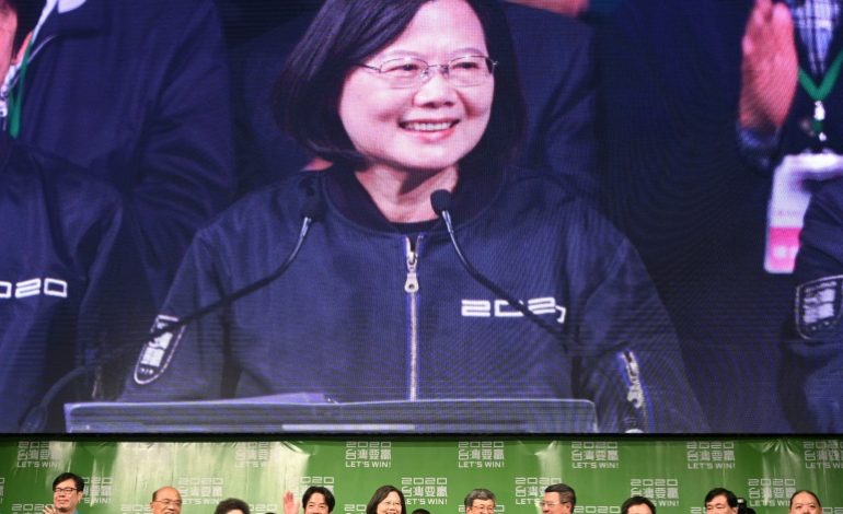 Tsai Ing-wen, la présidente Taïwanaise sortante réélue, malgré la campagne d’intimidation de la Chine