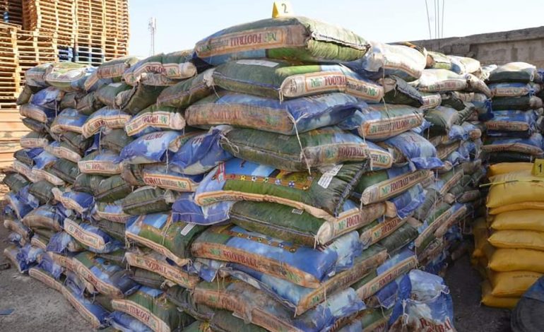 Plus de 150 tonnes de riz impropres à la consommation saisies à Dakar