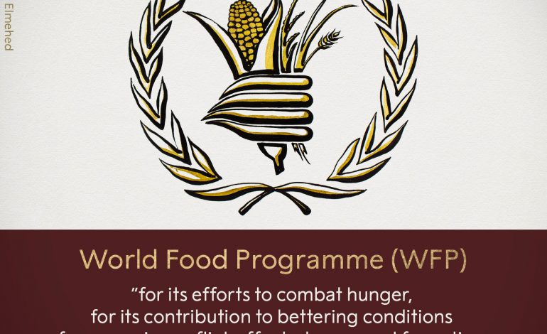 Le prix Nobel de la paix 2020 attribué au Programme Alimentaire Mondial