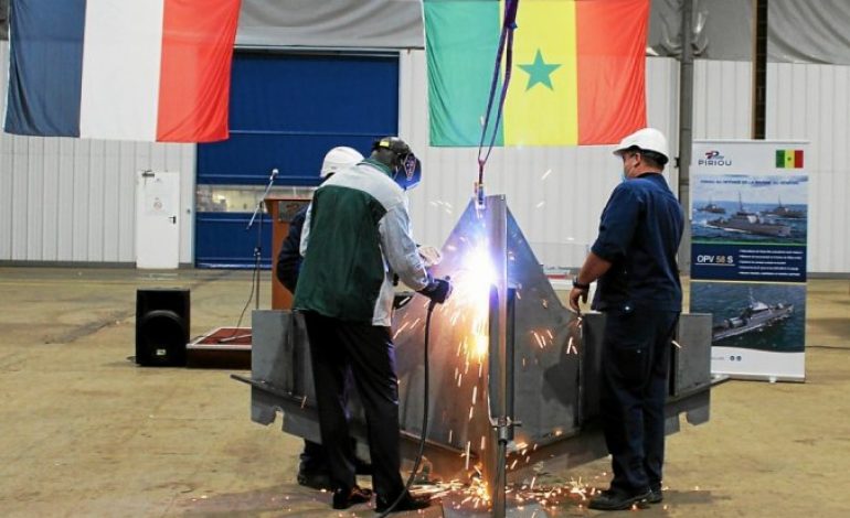 Le groupe Piriou commence la construction des trois patrouilleurs sénégalais