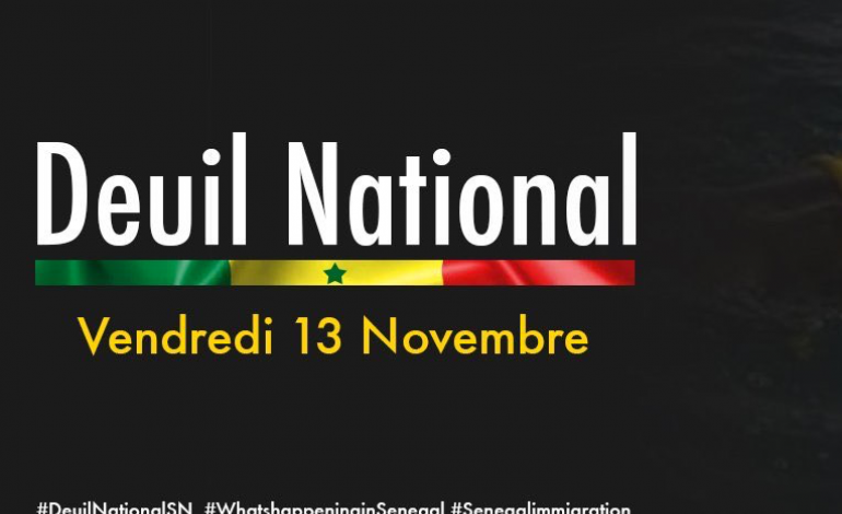 La twittosphère sénégalaise lance #LeSenegalEnDeuil pour rendre hommage aux 480 sénégalais portés disparus dans l’Atlantique
