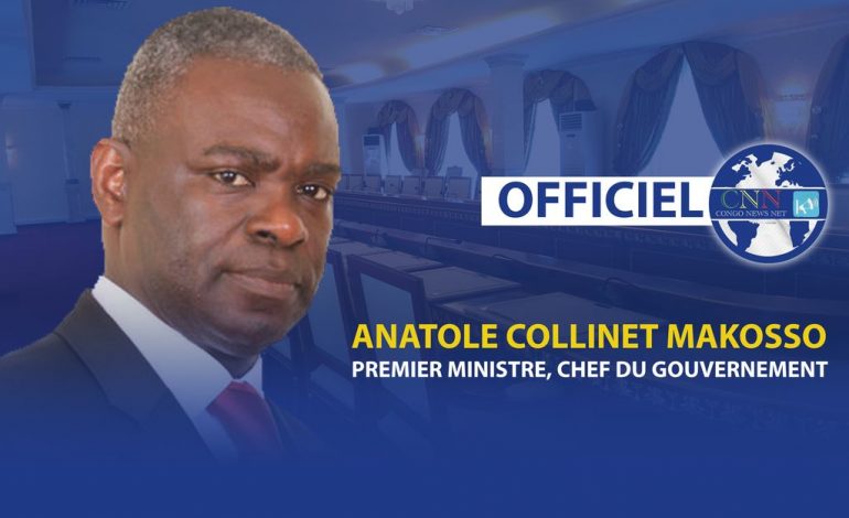 Anatole Collinet Makosso nommé nouveau Premier Ministre au Congo