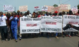 Une marche pour la construction de l'Université du Sénégal-Oriental