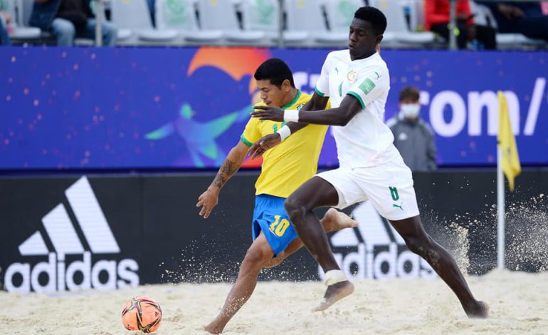 Les Lions du Beach Soccer qualifiés en demi-finales après la victoire contre le Brésil 5-4