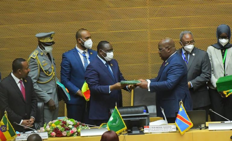 Président de l’Union Africaine pour un an, Macky Sall appelle à réaliser la paix en Afrique afin de s’attaquer aux urgences de developpement