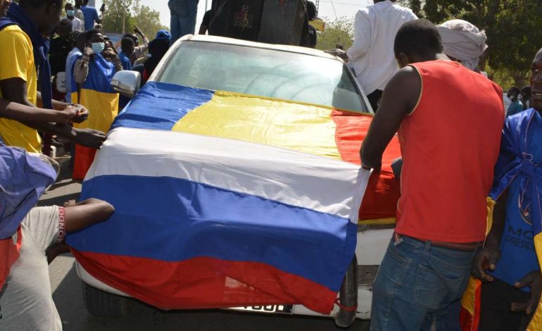 Manifestation hostile à la junte et à la France à N’Djamena