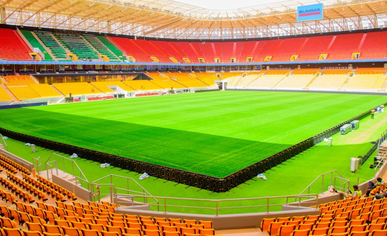 Inauguration du stade international Abdoulaye Wade, conçu et construit par deux entreprises turques