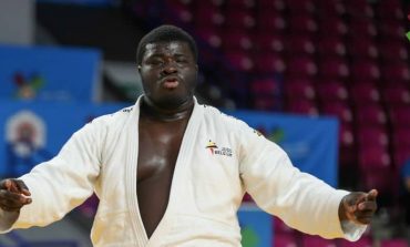 Yves Ndao battu sur ippon après 24 secondes de combat lors des Championnats d'Europe de judo