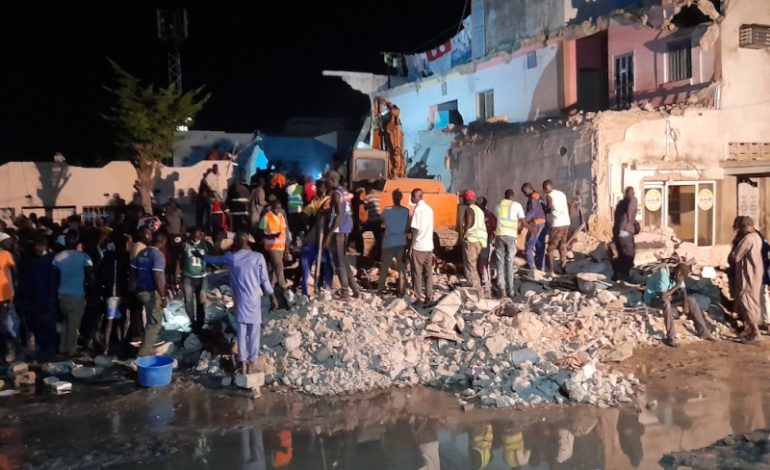 Le bilan de l’effondrement de la dalle d’un bâtiment survenu jeudi à Khakhoune (Kaolack) passe à 4 morts