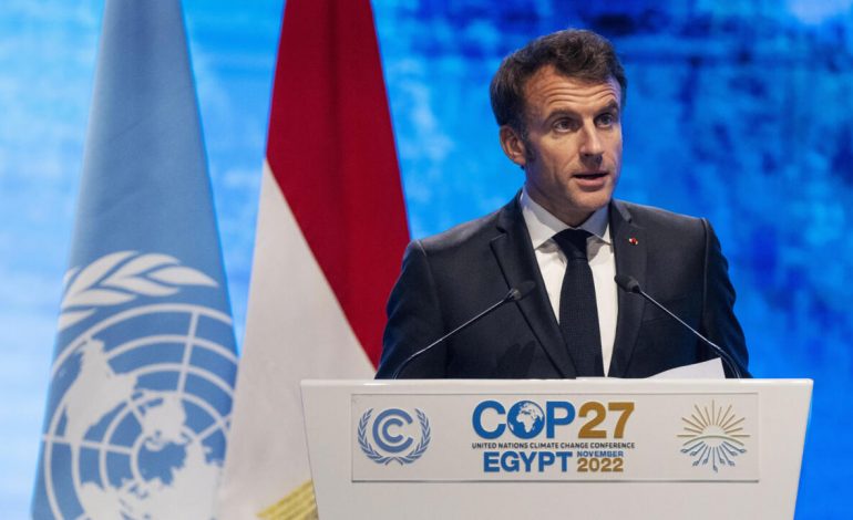 Emmanuel Macron invite les pays riches à honorer leurs engagements envers les pays du Sud