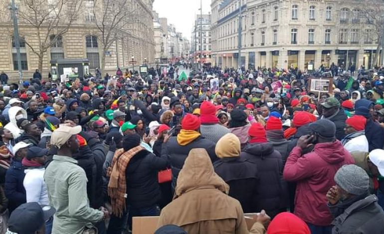 Mobilisation réussie du Pastef à Paris ce samedi 28 janvier