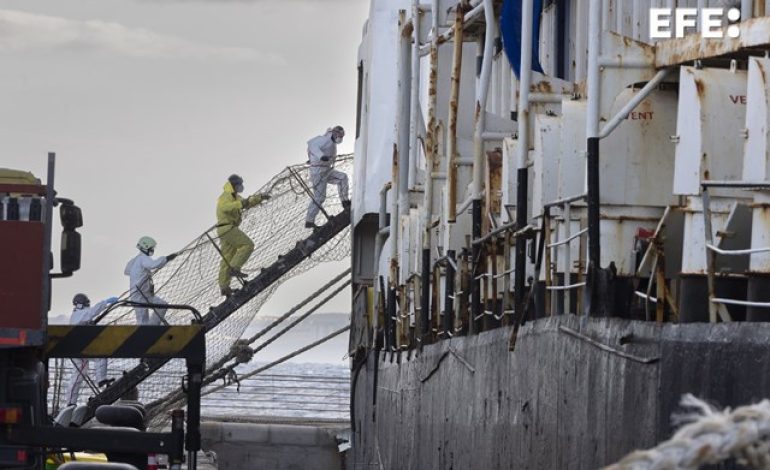 4,5 tonnes de cocaïne saisies au large des îles Canaries sur l’Orión V, un cargo battant pavillon togolais
