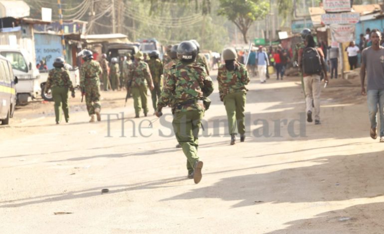 La police kenyane disperse une manifestation de l’opposition à Nairobi