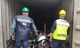 Importante saisie de scooters volés de la Toscane (Italie) vers le Sénégal