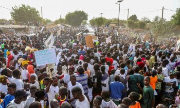 Arrivée de Macky Sall à Kaffrine, première étape de sa tournée régionale