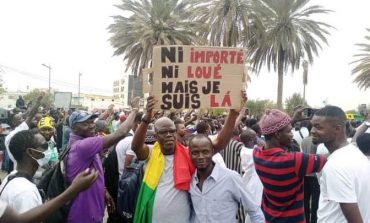 Manifestation du M2D pour la libération des détenus politiques