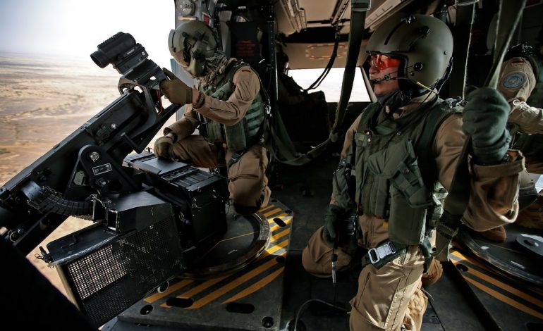 Arrivée de militaires néerlandais au Mali pour une mission aérienne de six mois