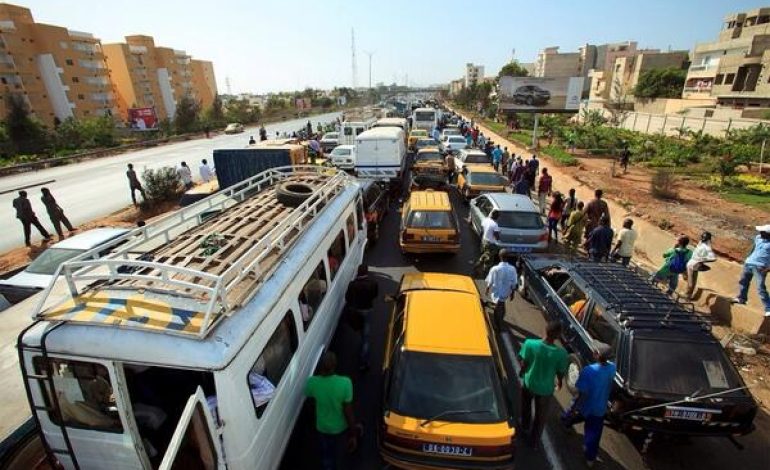 Les embouteillages à Dakar, obstacles à l’émergence économique