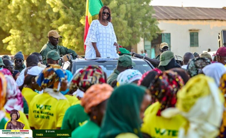 En campagne à Fatick, Anta Babacar Ngom-Diack appelle à voter pour la rupture et la relève
