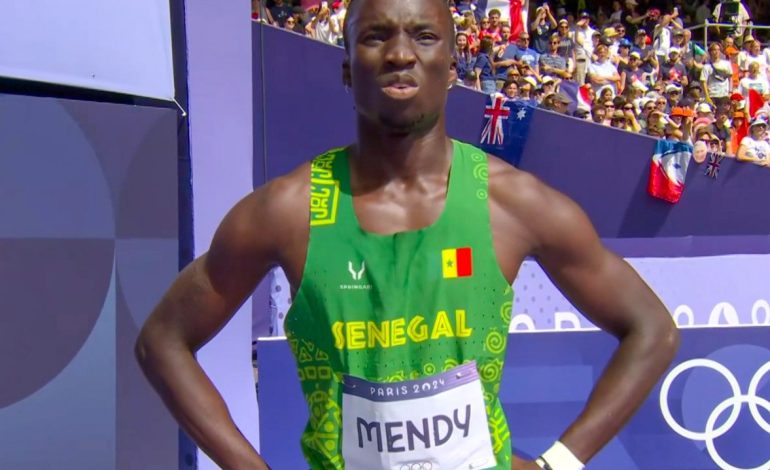 Louis François Mendy rate de justesse la qualification en finale des 110 mètres haies des JO Paris 2024