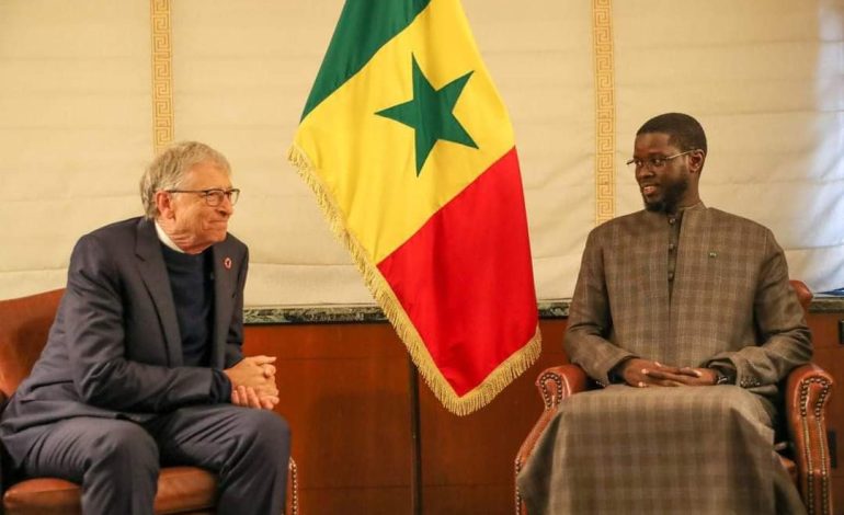 Bassirou Diomaye Faye a reçu Bill Gates et le Premier luxembourgeois, Luc Frieden